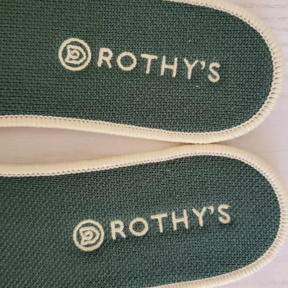 Rothy’s Women's The Original Safari Print Olive Green Slip On Casual Sneaker 12 - Picture 13 of 16